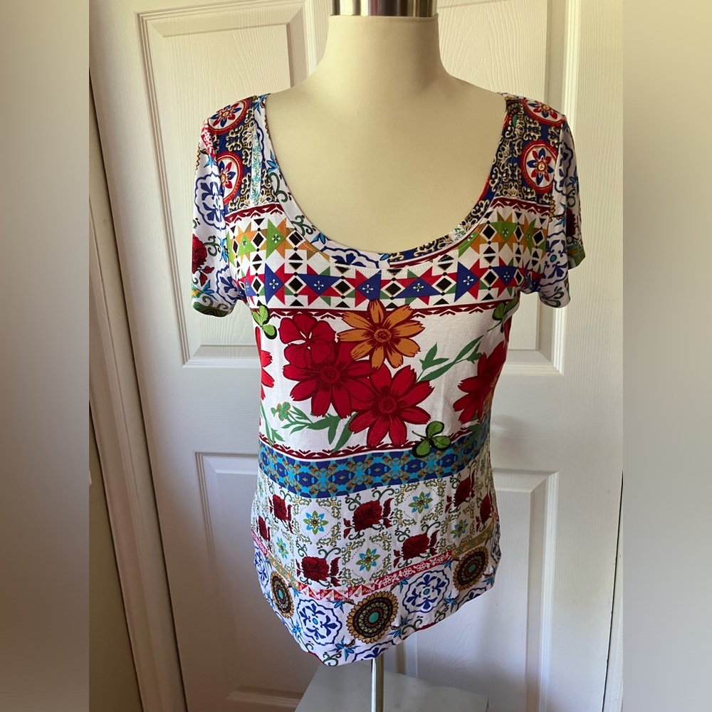 Desigual print top